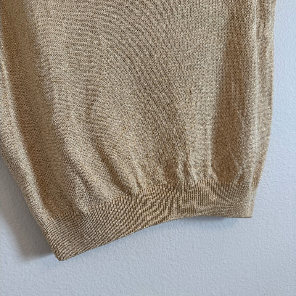 St John basic Tank Top. - Gold - size Small - Picture 9 of 13